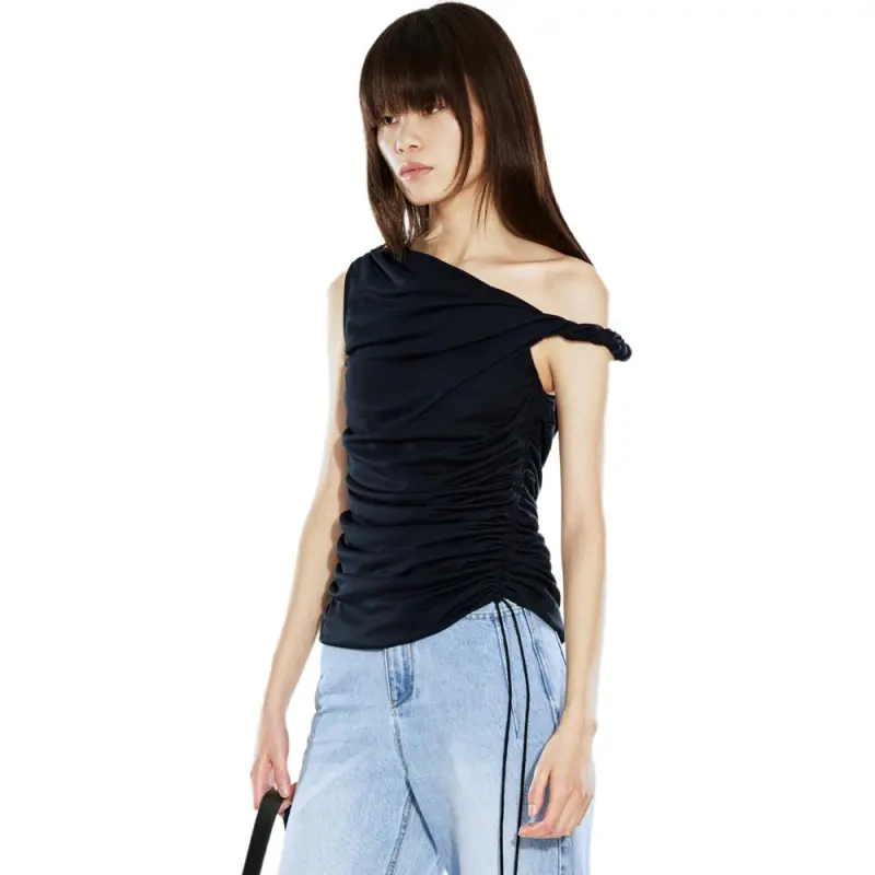 COVERINS T Shirts Women's Navy Blue-4