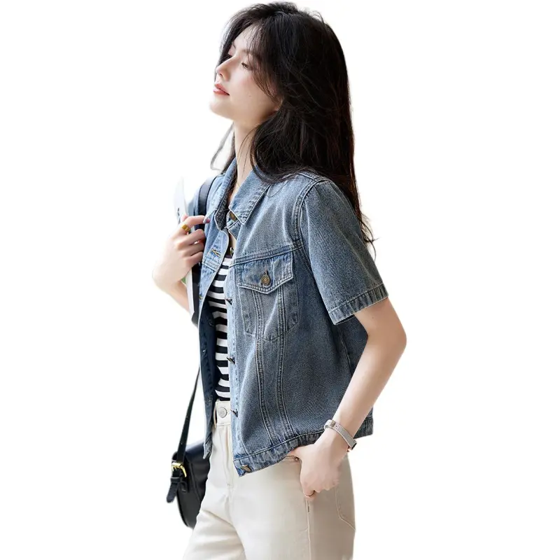 XWI Shirts Women's Denim Blue-1