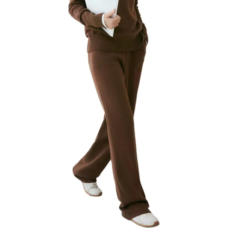 INSUN Casual Pants Women's Camel-3