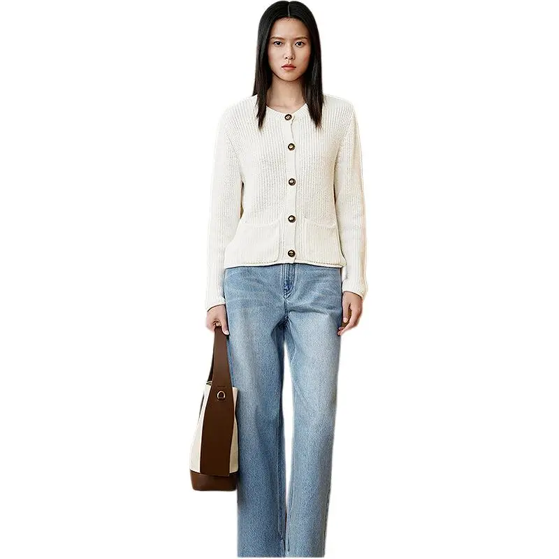 INSUN Knitwear Women's Ecru-2