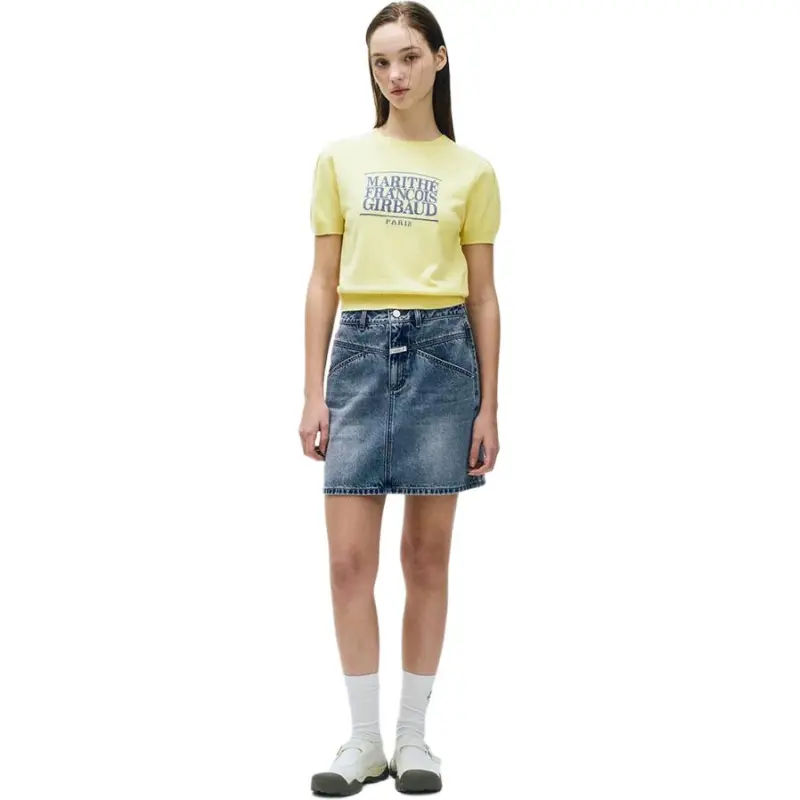 MARITHE FRANCOIS GIRBAUD Denim Short Skirts Women's-2