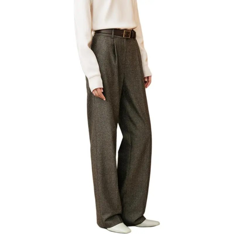 INSUN Casual Pants Women's Light Chestnut-0