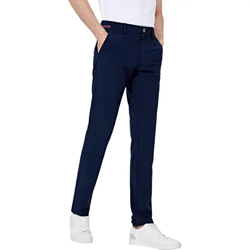 NAVIGARE Casual Pants Men Navy Blue-3