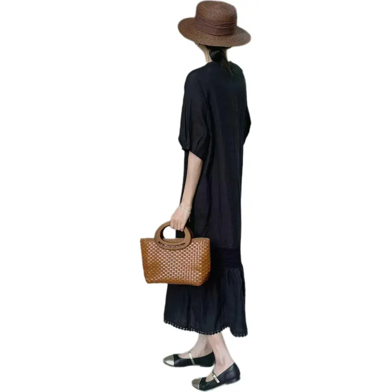 ATUXIU Short Sleeved Dress Women's-5
