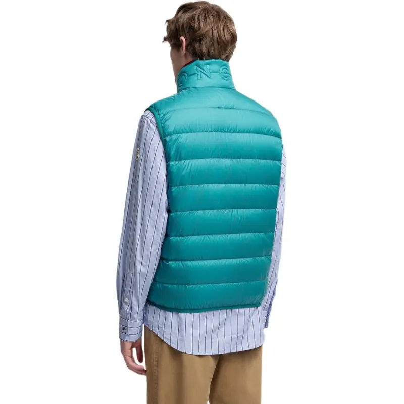 Moncler Vests Men Turquoise-5