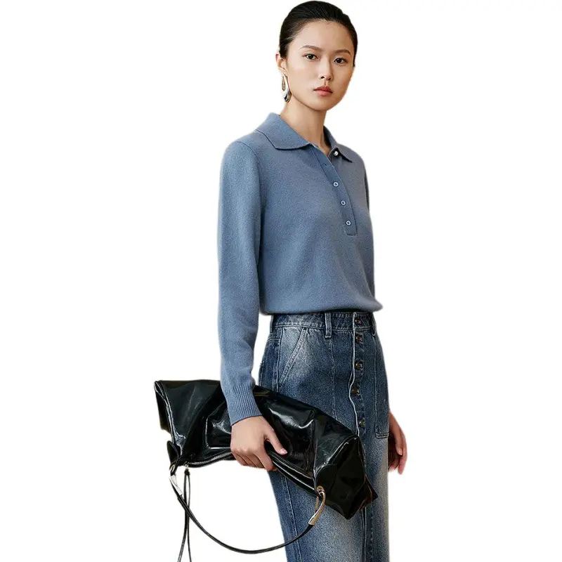 INSUN Knitwear Women's Slate Blue-4