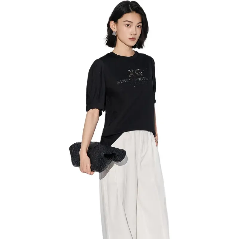 XG T Shirts Women's Black-1