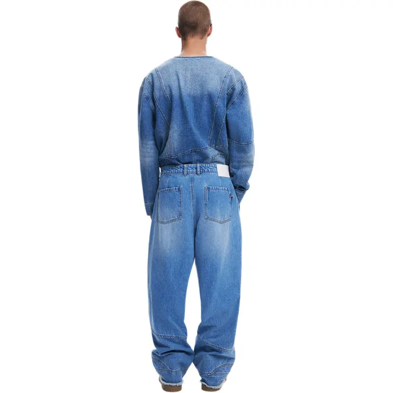 Desigual Jeans Men Light Denim Blue-6