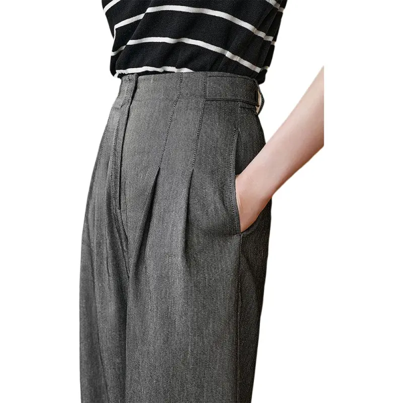 INSUN Suit Trousers Women's Dark Gray-5