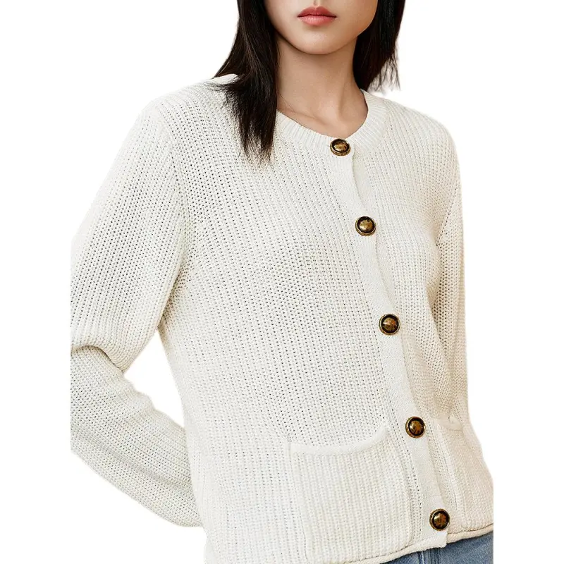 INSUN Knitwear Women's Ecru-4