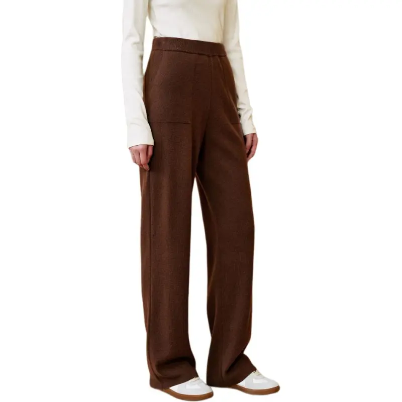INSUN Casual Pants Women's Camel-1