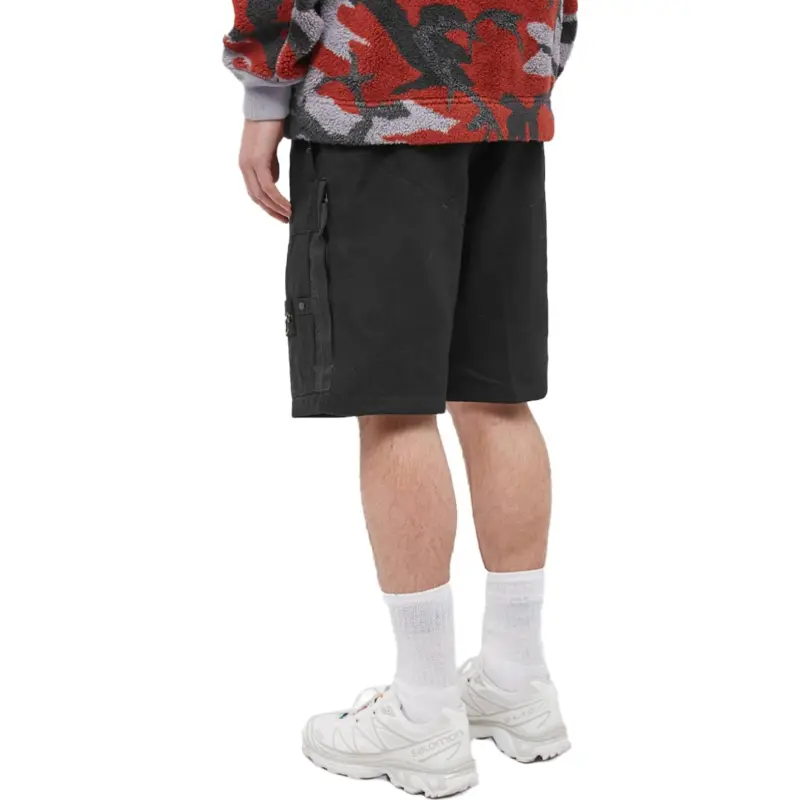 STONE ISLAND Casual Shorts Men Black-1