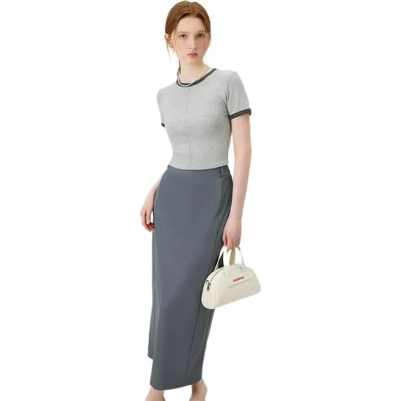 FANSILANEN Casual Long Skirt Women's-4