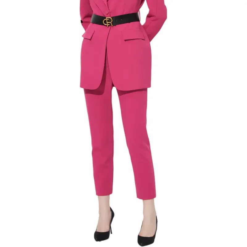 Caroline Suit Trousers Women's Rose Red-2