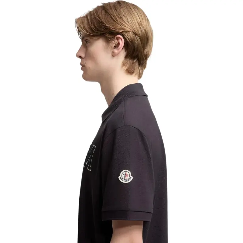 Moncler Polo Shirts Men Navy-2