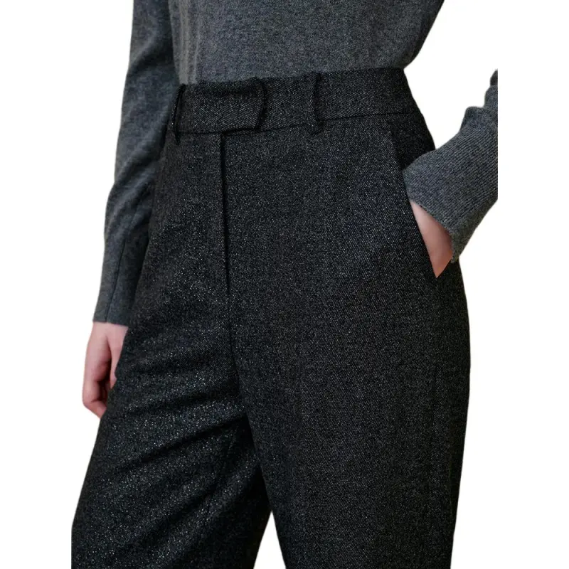 INSUN Casual Pants Women's Carbon Gray-5