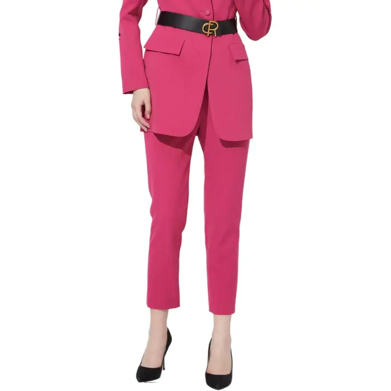 Caroline Suit Trousers Women's Rose Red-3