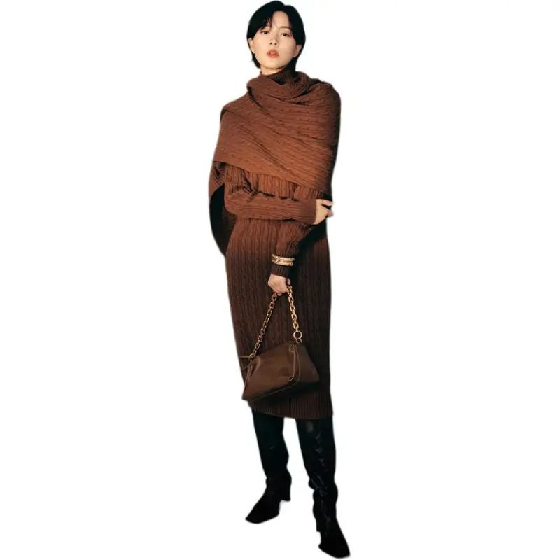 INSUN Long Sleeved Dress Women's-0