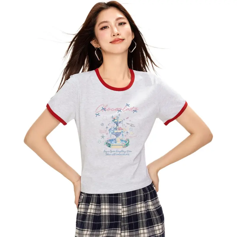  CHOCOOLATE T Shirt Women's Gray-1