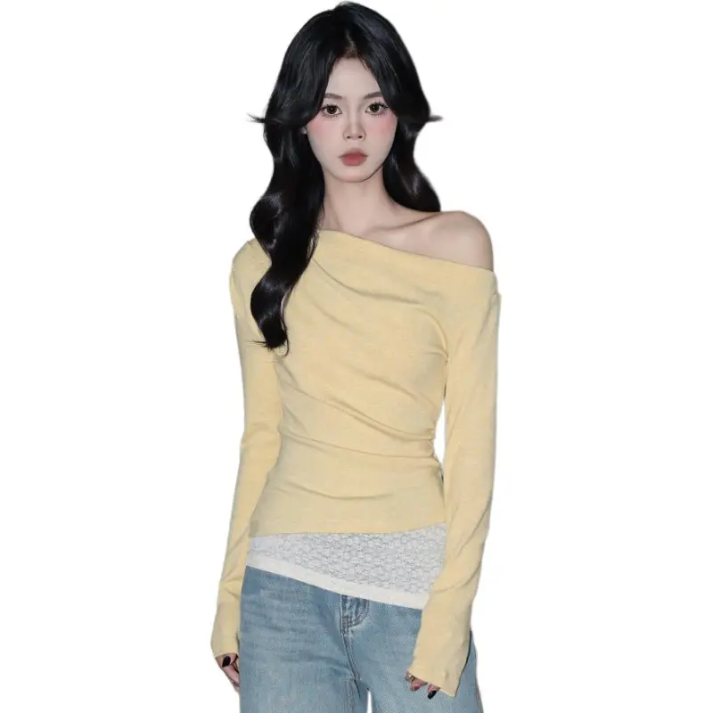 FOREVER 21 Regular T Shirt Women's Yellow-1