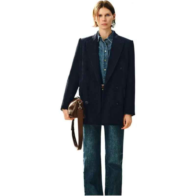 INSUN Business Suits Women's Navy Blue-2
