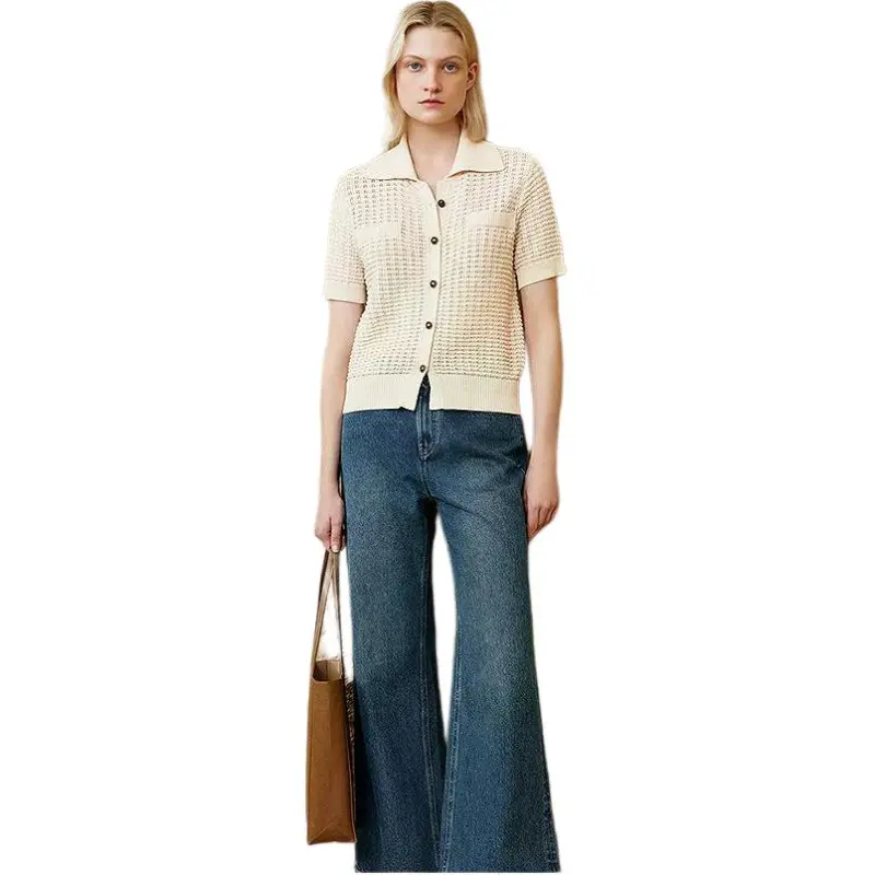 INSUN Knitwear Women's Ecru-0