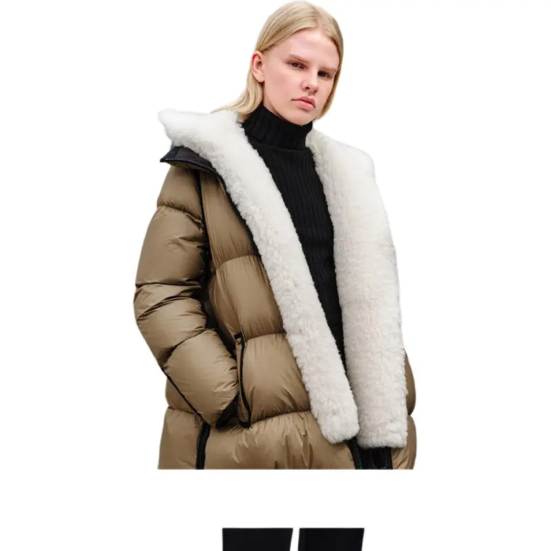 INSUN Down Jackets Women's Olive Green-2