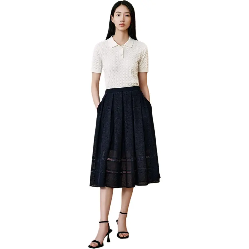 INSUN Polo Shirts Women's White-1