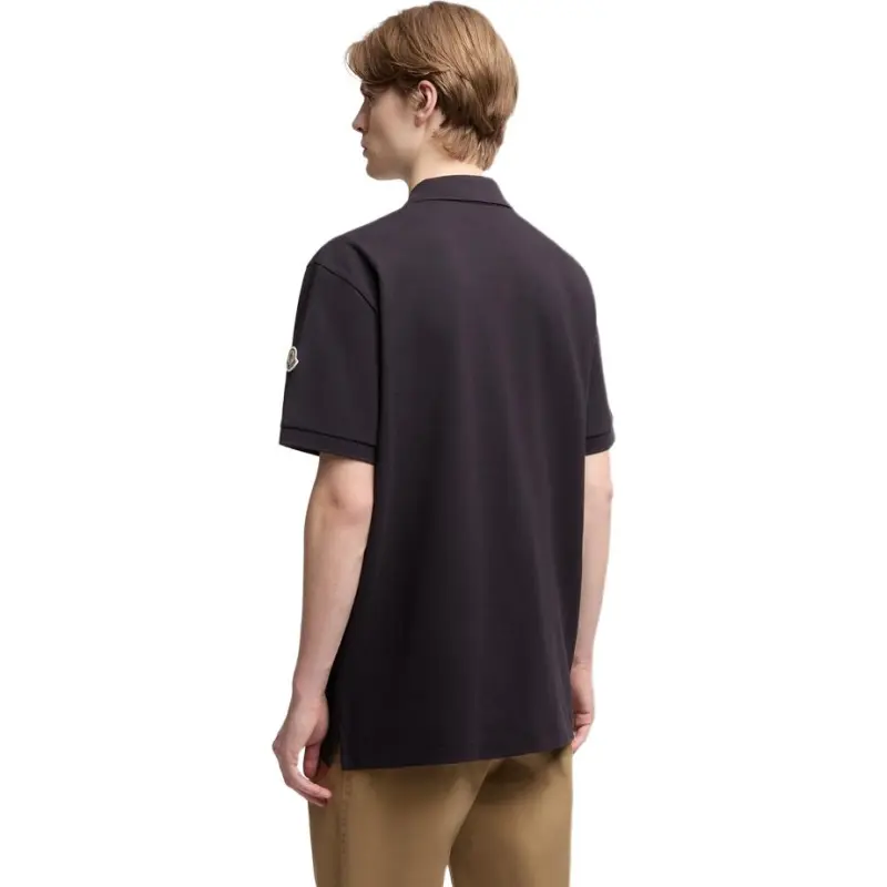 Moncler Polo Shirts Men Navy-5