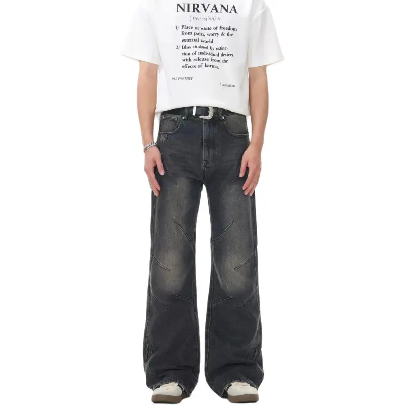 ENDRITES Jeans Unisex Gray-5