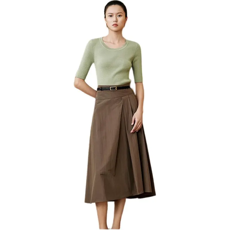 INSUN Knitwear Women's Grass Green-1