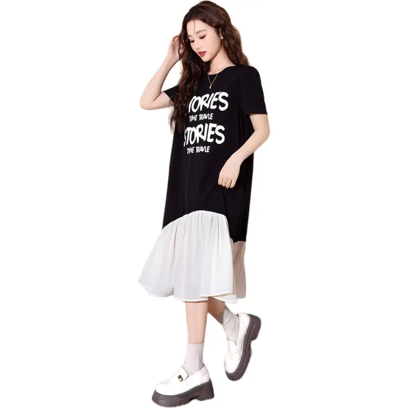 Tonlion Short Sleeved Dress Women's-2