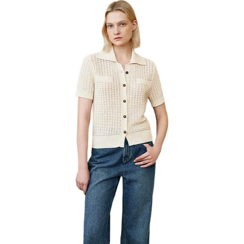 INSUN Knitwear Women's Ecru-1