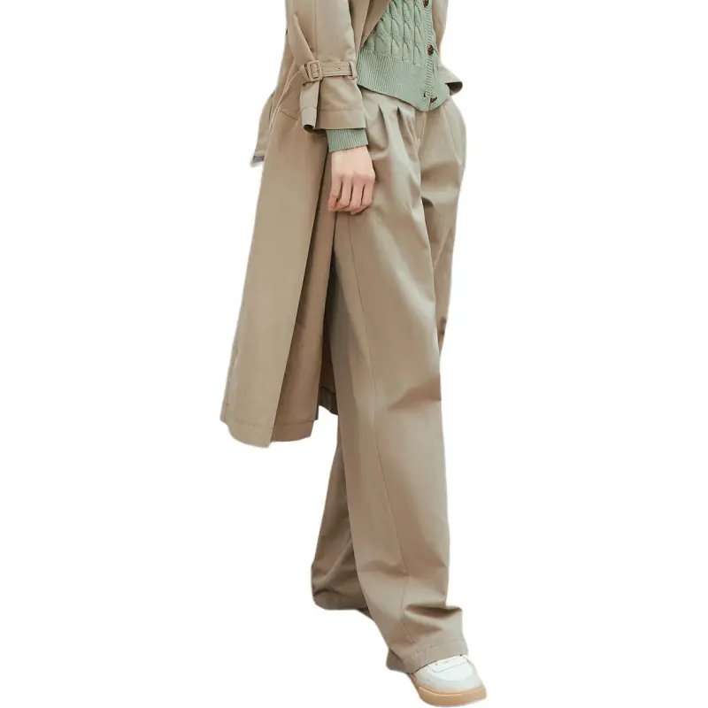 INSUN Casual Pants Women's Khaki-2