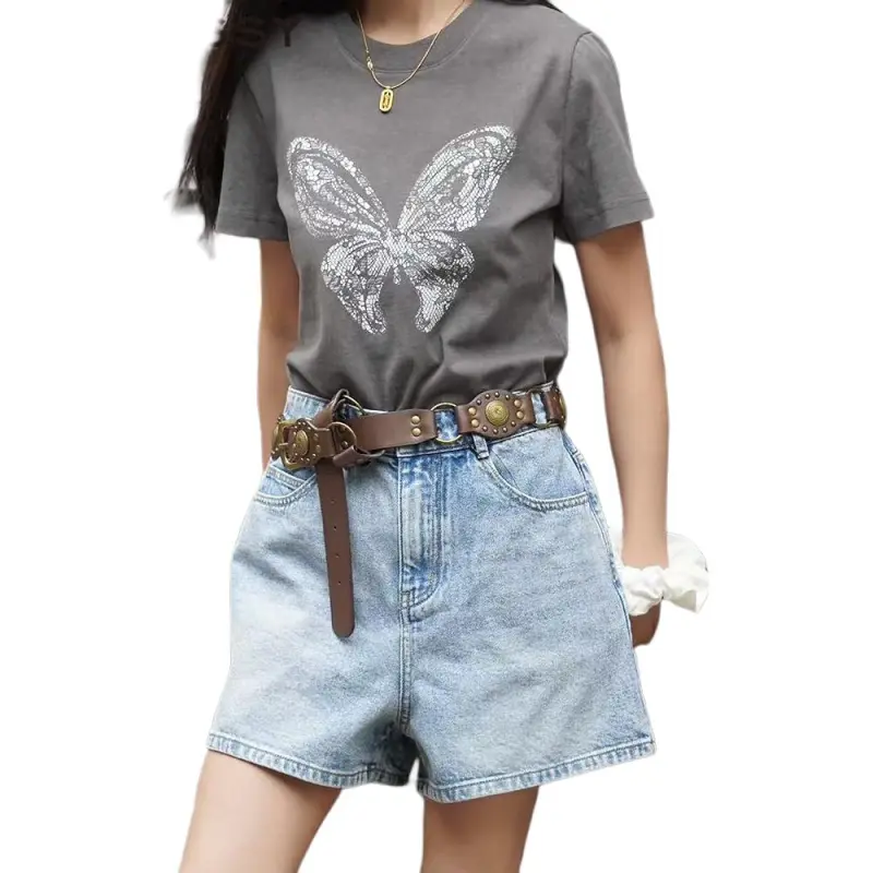 MOUSSY T Shirts Women's Purple-2