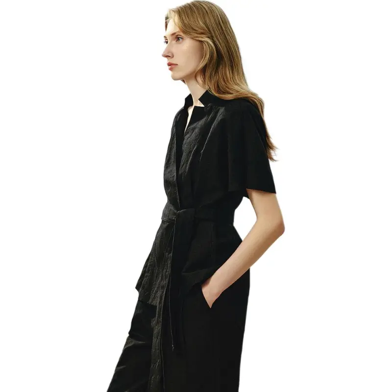 INSUN Shirts Women's Black-3
