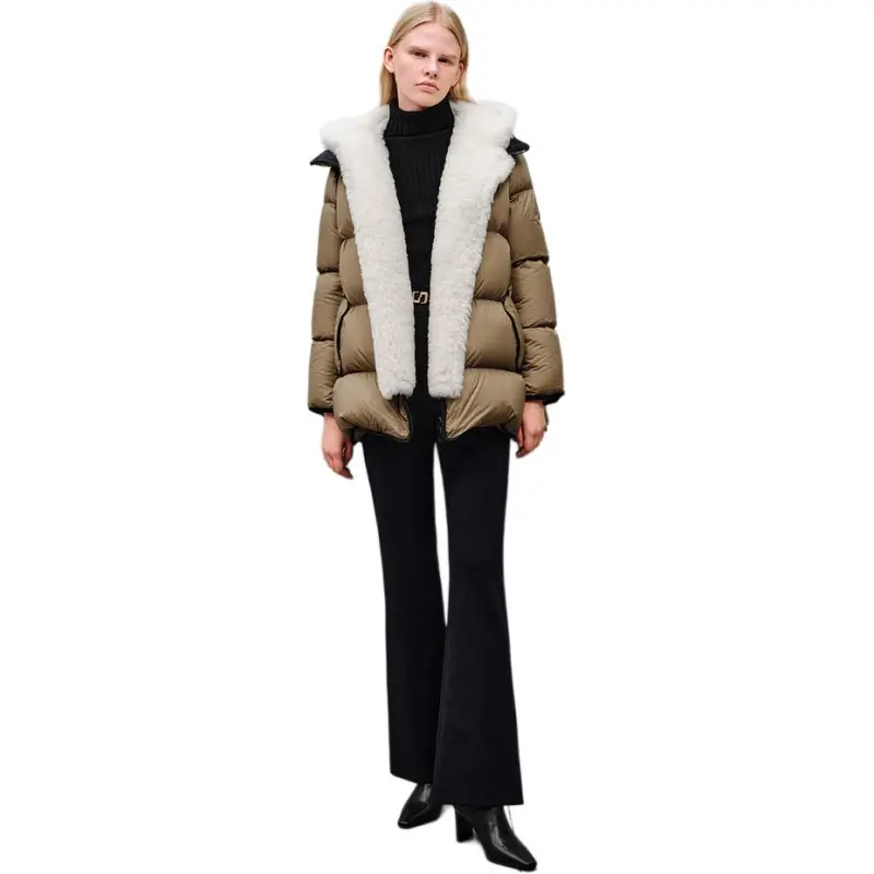 INSUN Down Jackets Women's Olive Green-3