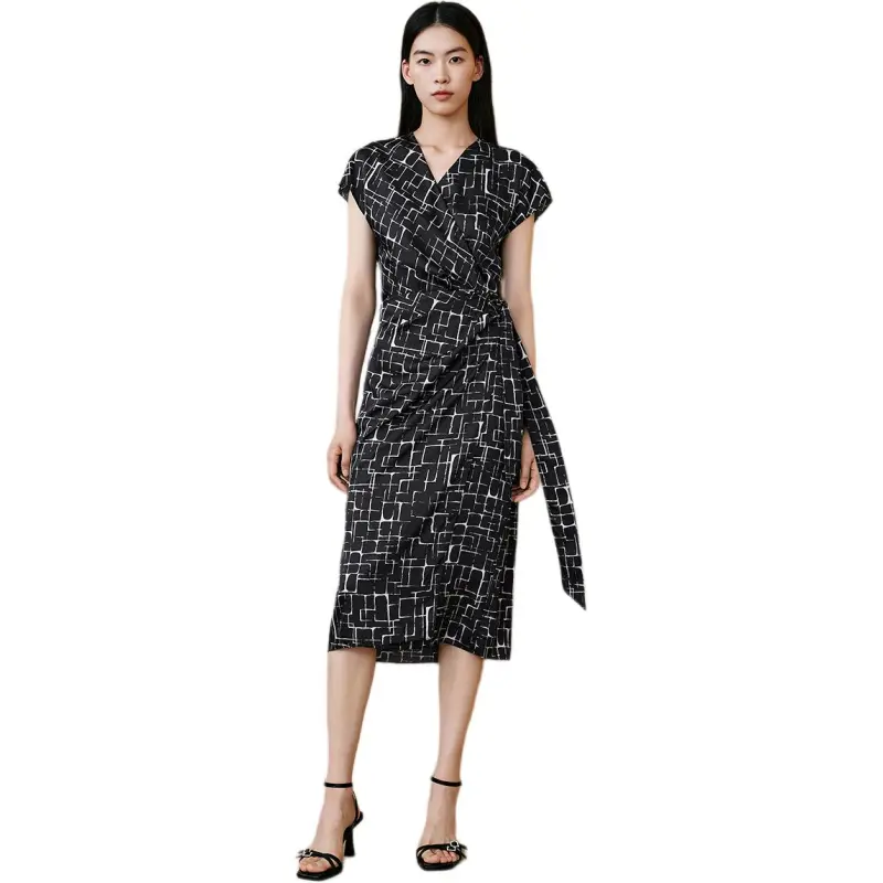 INSUN Short Sleeved Dress Women's-1