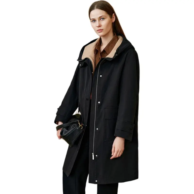 INSUN Down Jackets Women's Black-3
