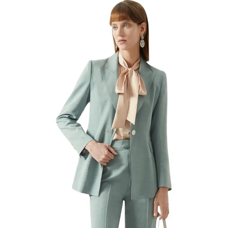 Anmani Business Suits Women's Dark Slight Green-1