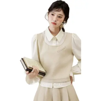 MISHOW Skirt Set Women's Cream Yellow