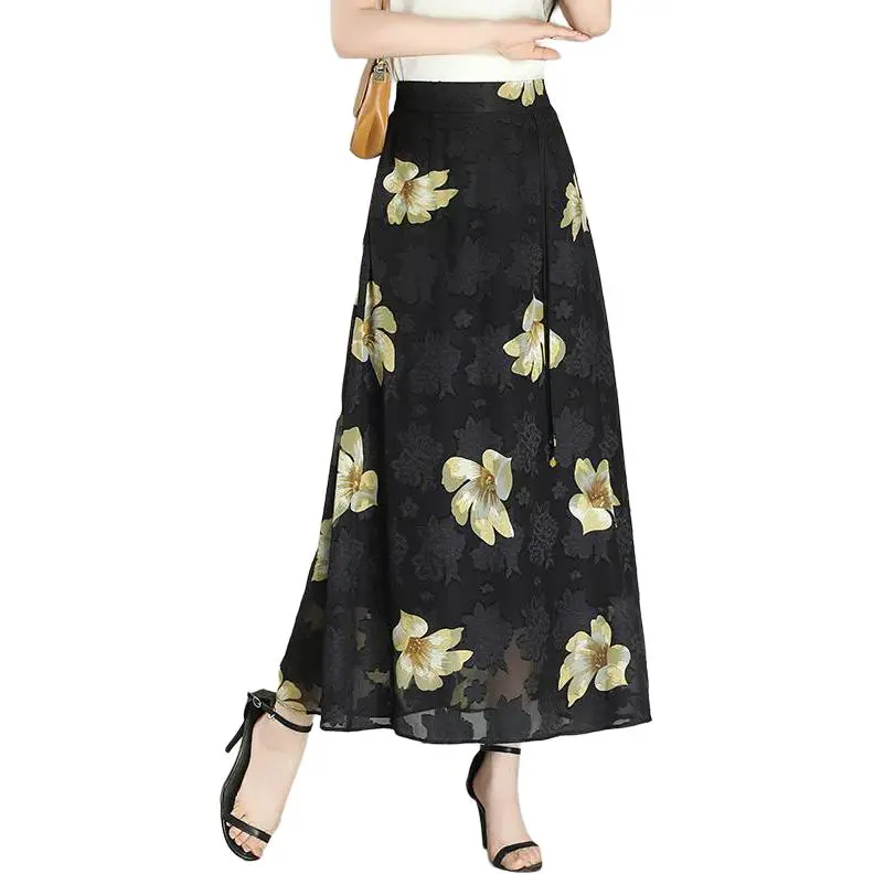YIRANCHUN Casual Long Skirt Women's-1