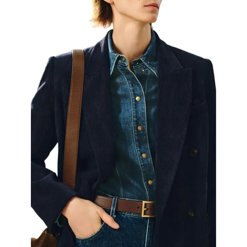 INSUN Business Suits Women's Navy Blue-5