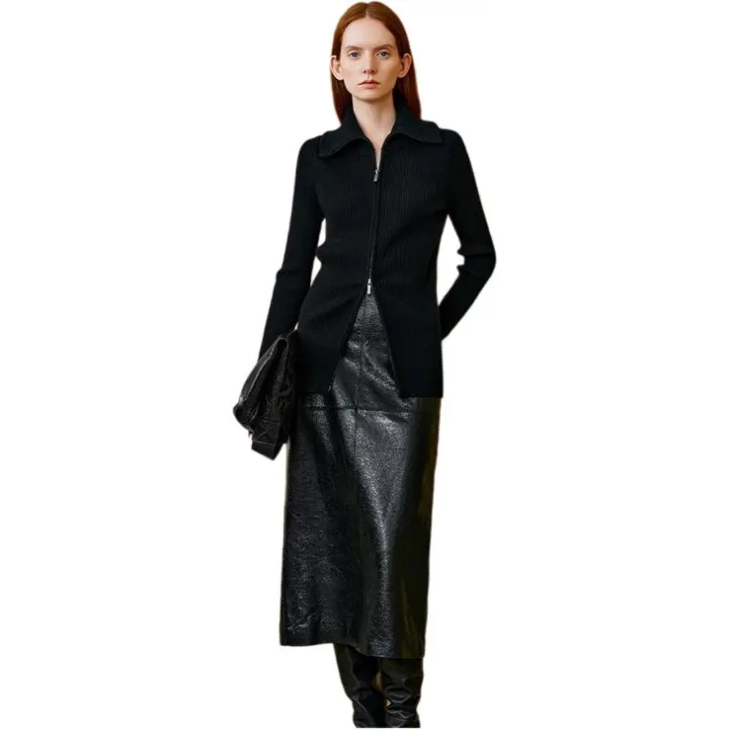 INSUN Cashmere Sweaters Women's Black-2