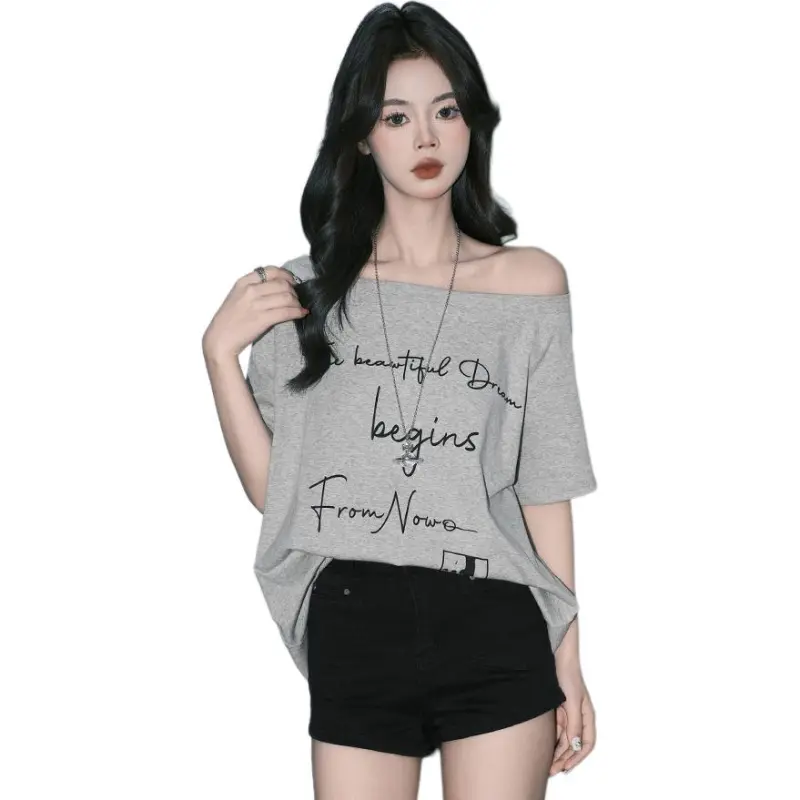 FOREVER 21 T Shirts Women's Gray-1