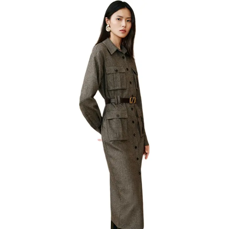 INSUN Long Sleeved Dress Women's-4