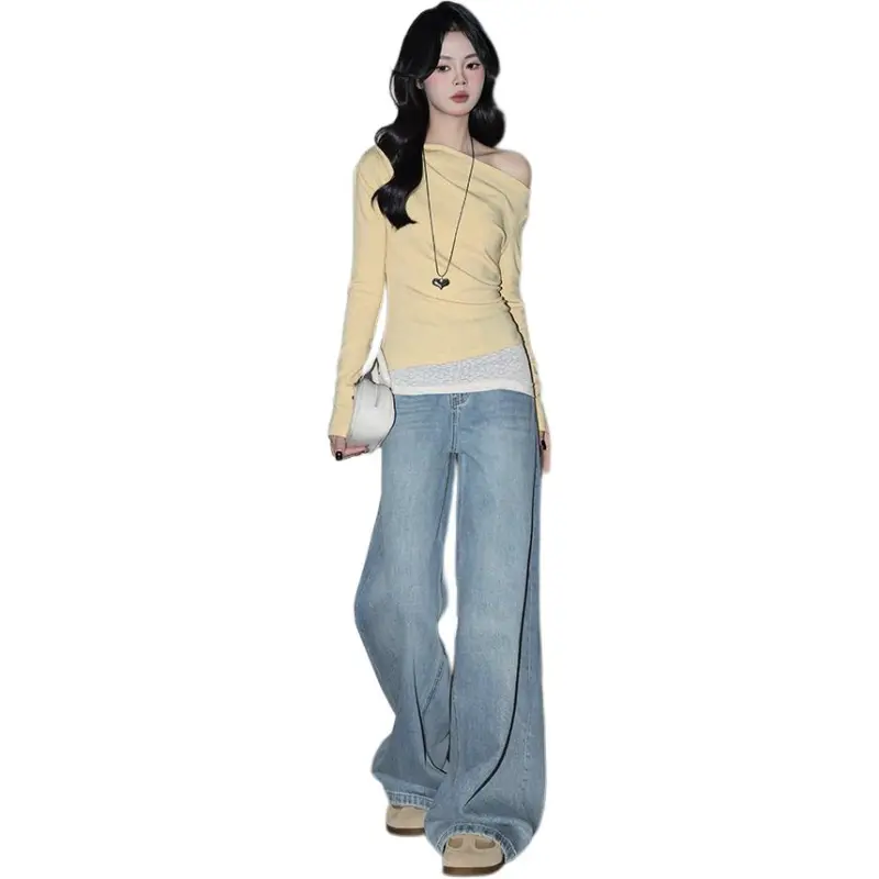 FOREVER 21 Regular T Shirt Women's Yellow-4