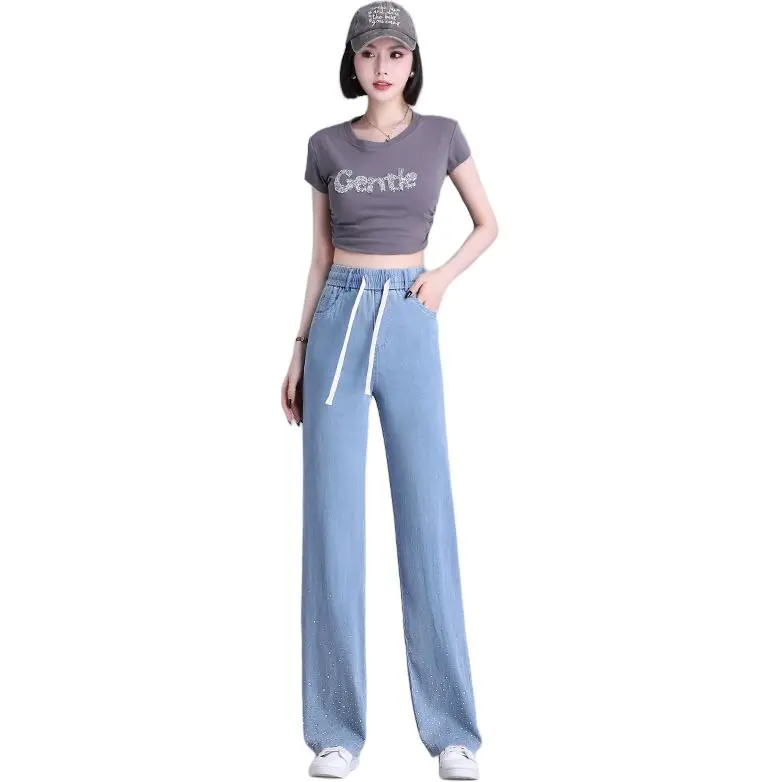 YIRANCHUN Jeans Women's Blue-2