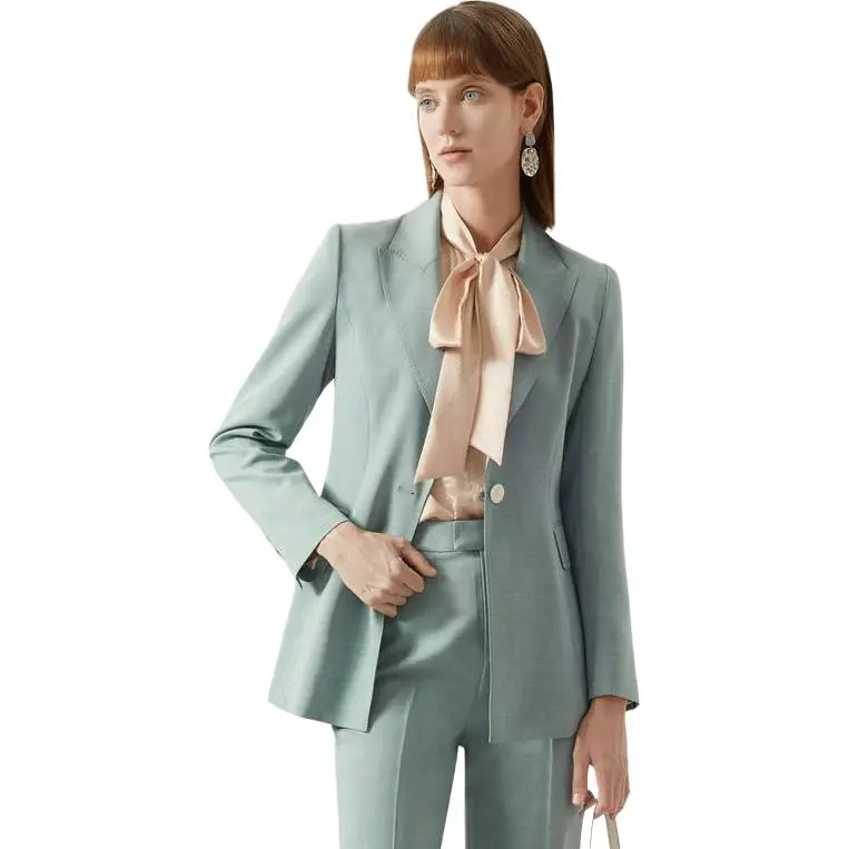 Anmani Business Suits Women's Dark Slight Green-2