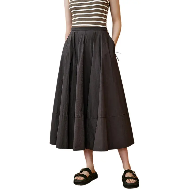 INSUN Casual Long Skirt Women's-3
